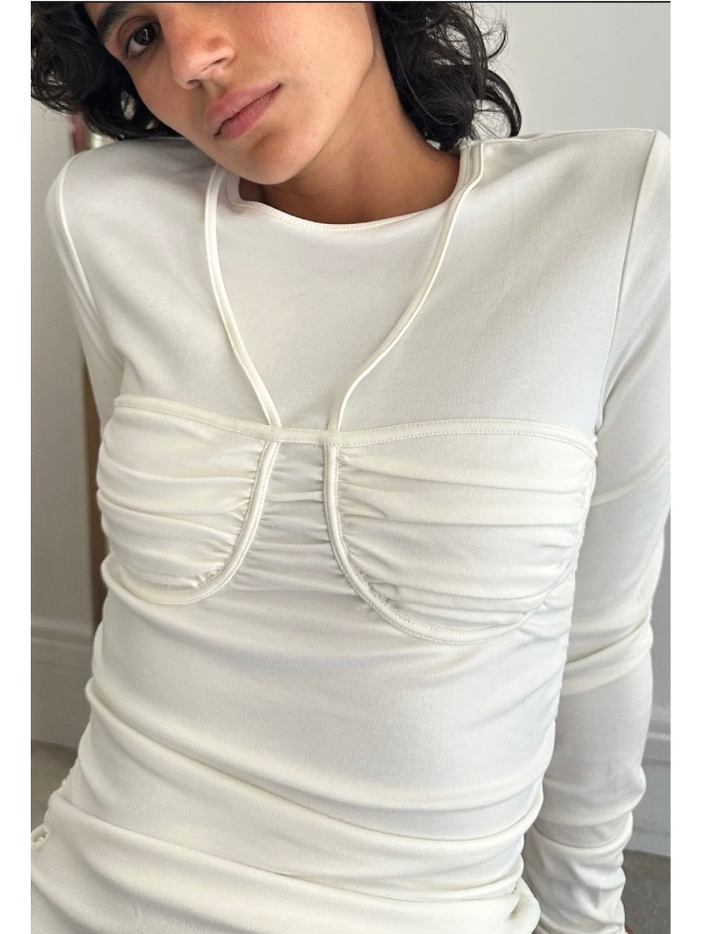 SAEMDI Blanche Bra Top